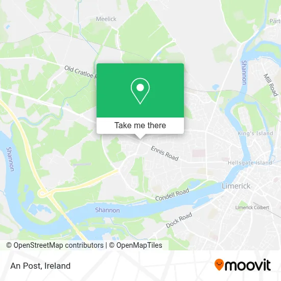 An Post map