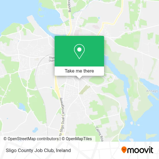 Sligo County Job Club map