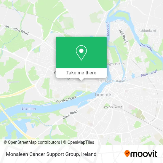 Monaleen Cancer Support Group map