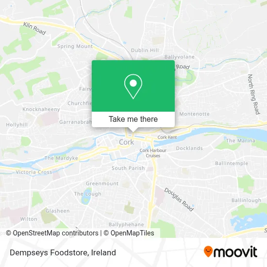 Dempseys Foodstore map