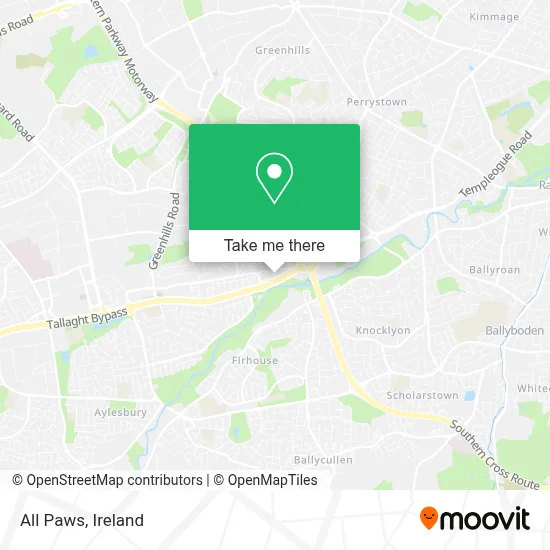All Paws map