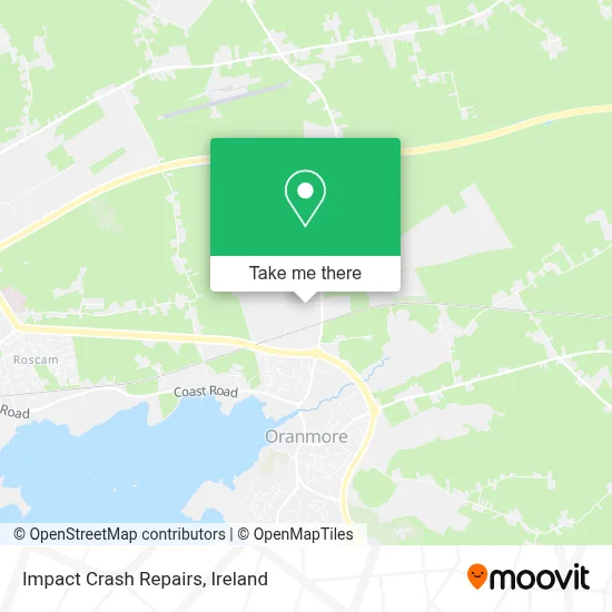 Impact Crash Repairs map