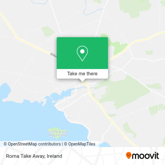 Roma Take Away map
