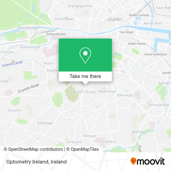 Optometry Ireland map