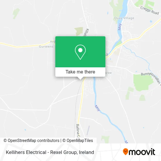 Kellihers Electrical - Rexel Group map
