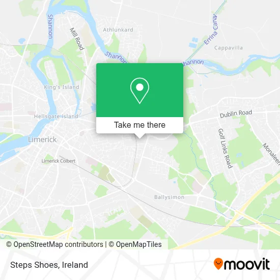 Steps Shoes map