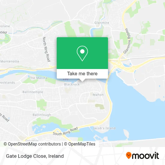 Gate Lodge Close map