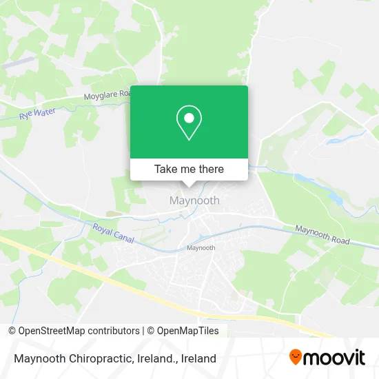 Maynooth Chiropractic, Ireland. map