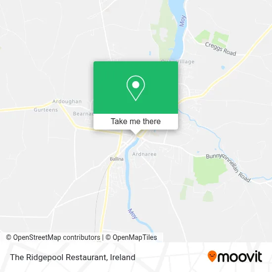 The Ridgepool Restaurant map