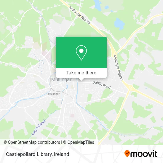 Castlepollard Library map