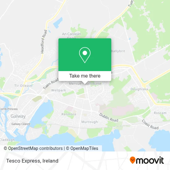 Tesco Express map