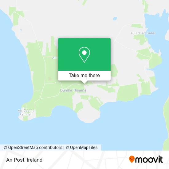 An Post map