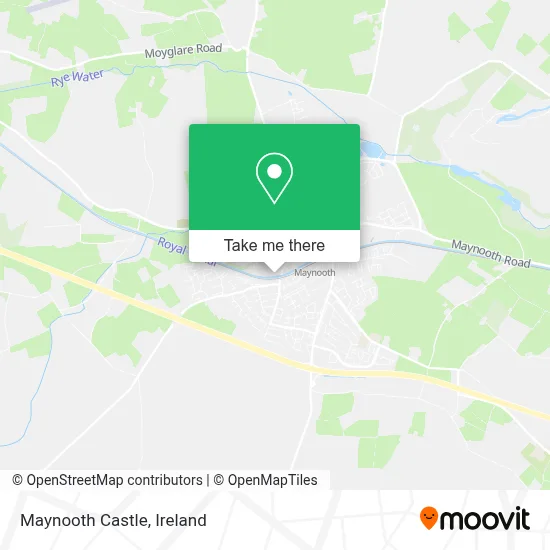 Maynooth Castle map