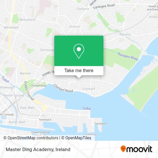 Master Ding Academy map
