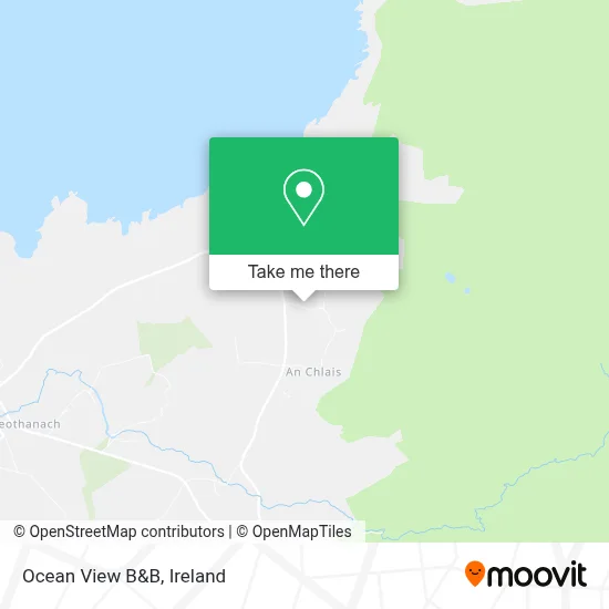 Ocean View B&B map