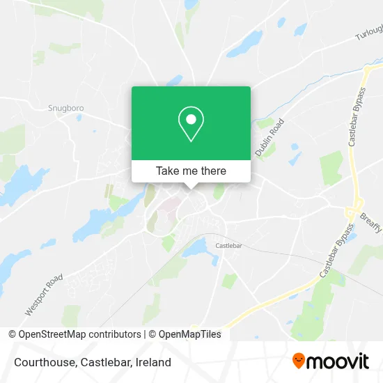 Courthouse, Castlebar map