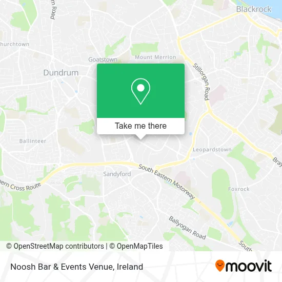Noosh Bar & Events Venue map