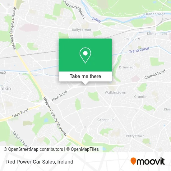 Red Power Car Sales map