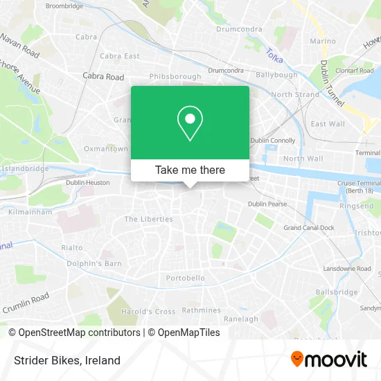 Strider Bikes map