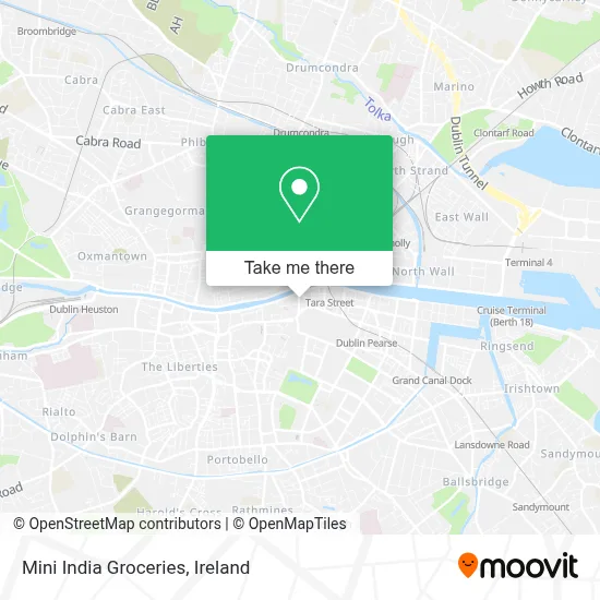 Mini India Groceries map
