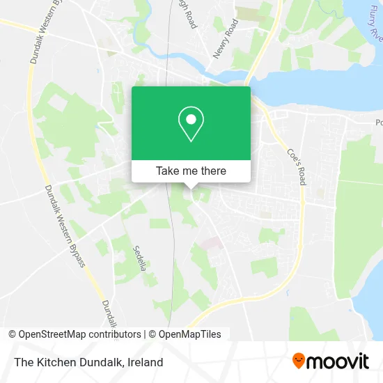 The Kitchen Dundalk map
