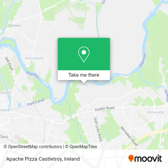 Apache Pizza Castletroy map