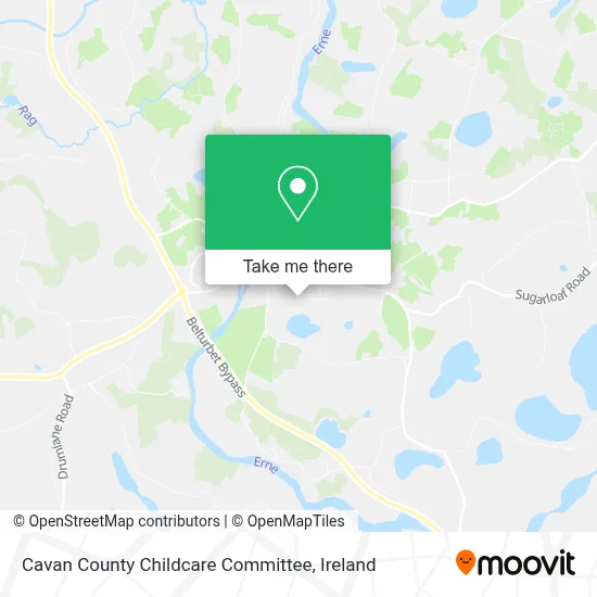 Cavan County Childcare Committee map