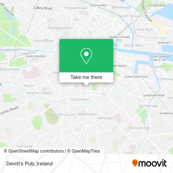 Devitt's Pub map
