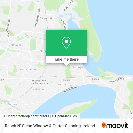 Reach N' Clean Window & Gutter Cleaning map