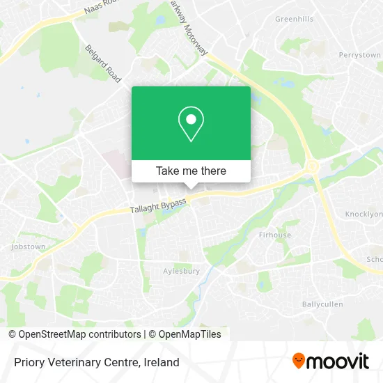 Priory Veterinary Centre map