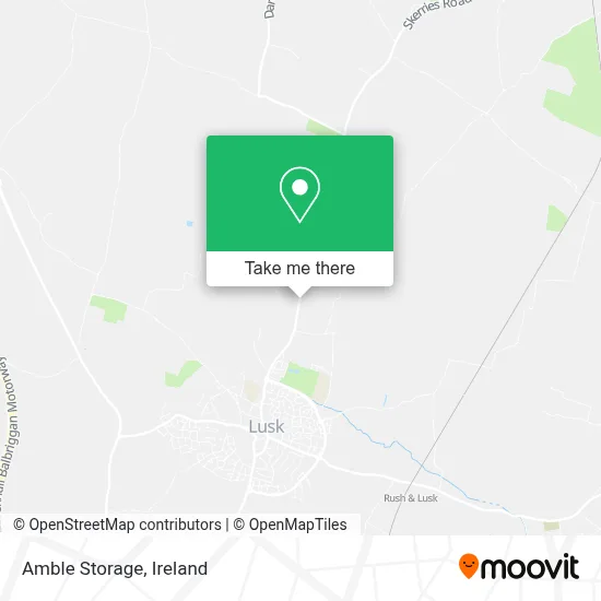 Amble Storage map