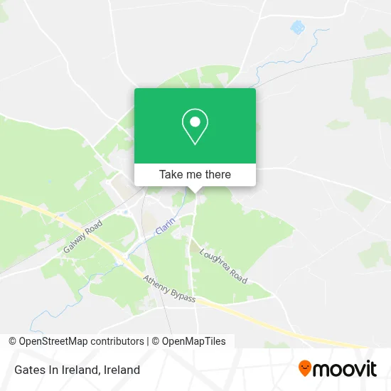 Gates In Ireland map