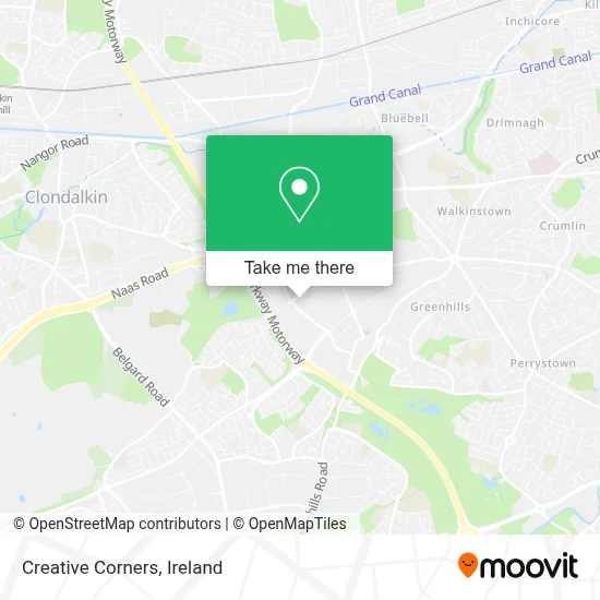 Creative Corners map