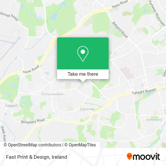 Fast Print & Design map