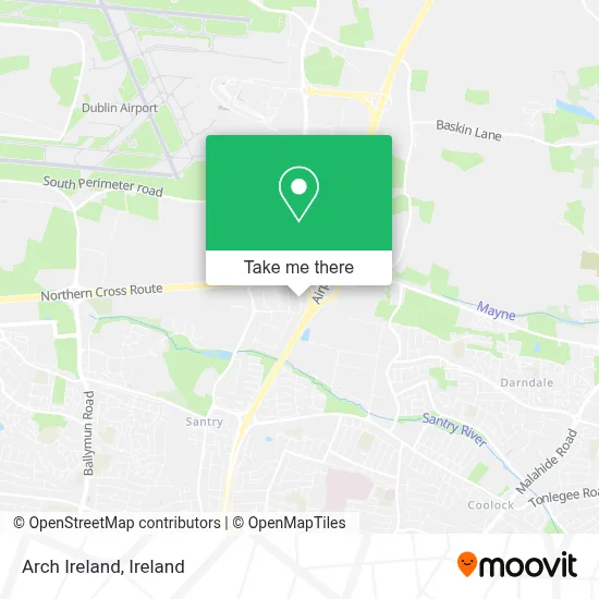 Arch Ireland map