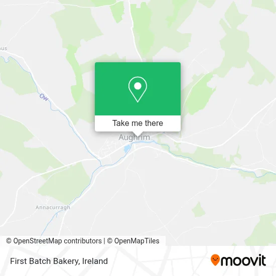 First Batch Bakery map