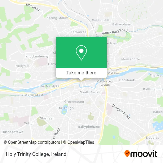 Holy Trinity College map