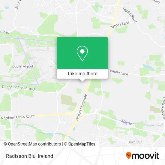 Radisson Blu map