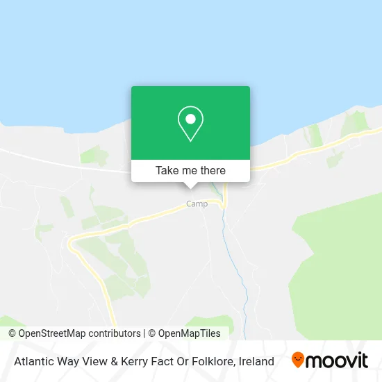 Atlantic Way View & Kerry Fact Or Folklore map