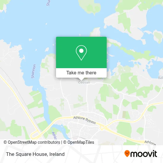 The Square House map
