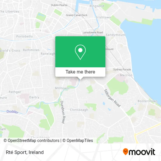 Rté Sport map
