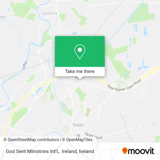 God Sent Ministries Int'L. Ireland map