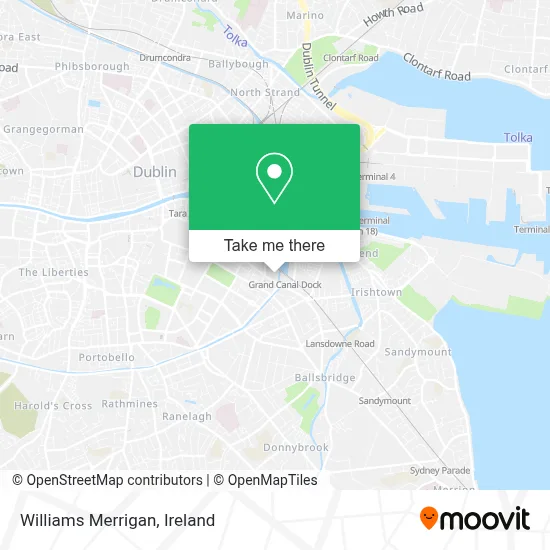 Williams Merrigan map