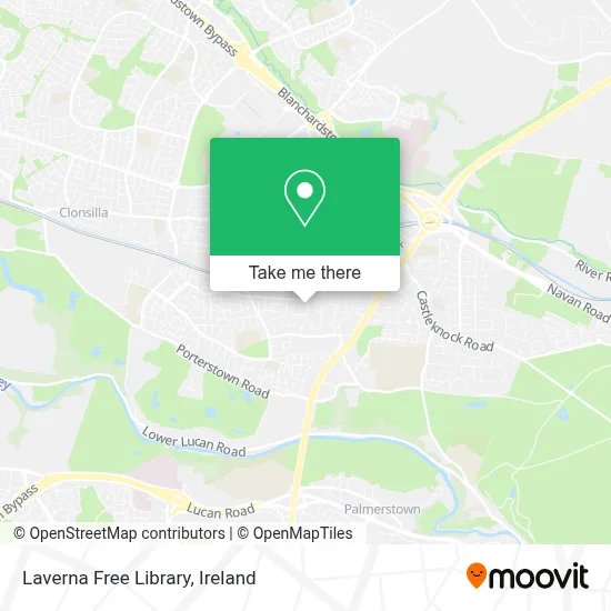 Laverna Free Library map