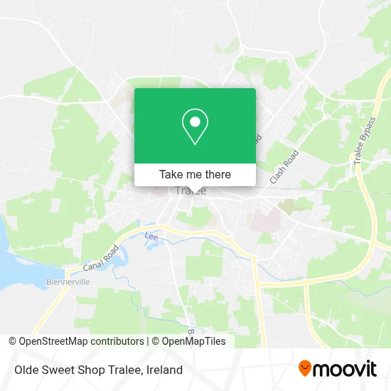 Olde Sweet Shop Tralee map