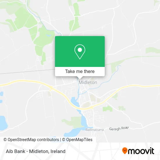 Aib Bank - Midleton map
