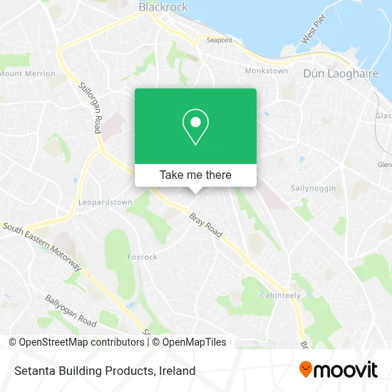 Setanta Building Products map