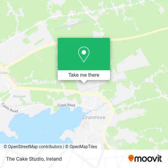 The Cake Studio map