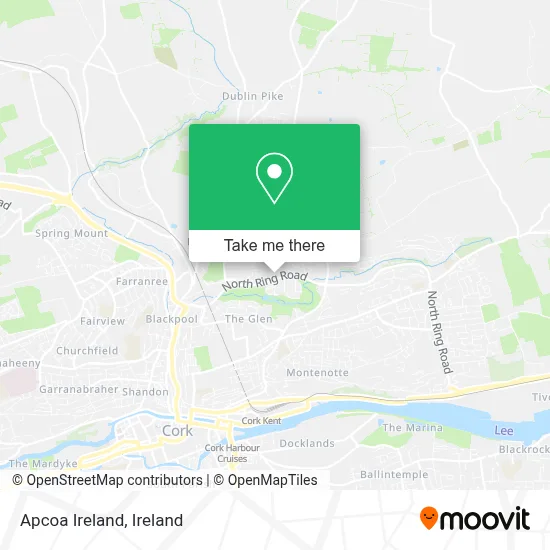 Apcoa Ireland map