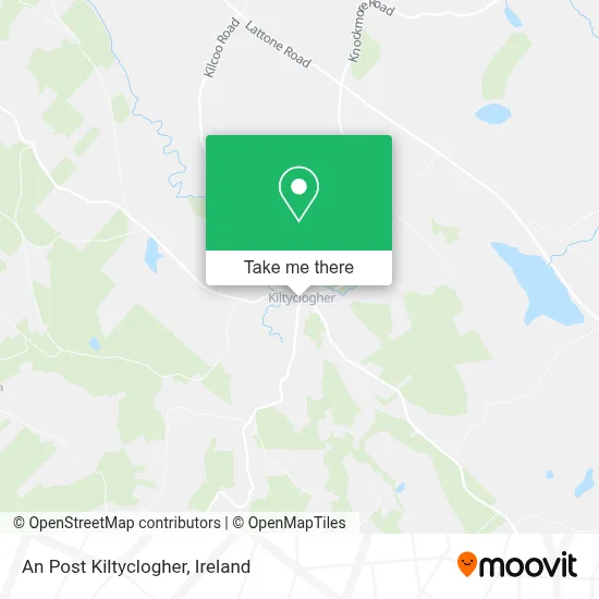 An Post Kiltyclogher map